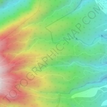 Battlefieldの地形図、標高、地勢