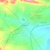 Modimolleの地形図、標高、地勢