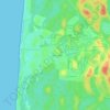 Pipeyrousの地形図、標高、地勢