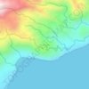Nunkoloの地形図、標高、地勢