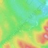 Browns Millの地形図、標高、地勢