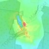 Budj Bimの地形図、標高、地勢