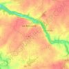 Le Ruatの地形図、標高、地勢