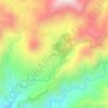 Palinaの地形図、標高、地勢