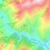 Simikotの地形図、標高、地勢