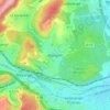 Marspichの地形図、標高、地勢