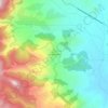 Natile Vecchioの地形図、標高、地勢