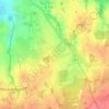 Rideuの地形図、標高、地勢