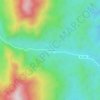 Tzomaveniの地形図、標高、地勢