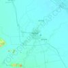 バタンバンの地形図、標高、地勢