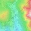 Stavaの地形図、標高、地勢