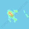 Palumbanesの地形図、標高、地勢