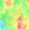 Sharonの地形図、標高、地勢