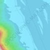 ຂອນແກ່ນの地形図、標高、地勢