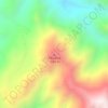 Panduraの地形図、標高、地勢