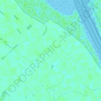Ongar Hillの地形図、標高、地勢