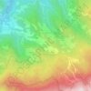 Ponticelli di Sopraの地形図、標高、地勢