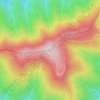 Kuwohiの地形図、標高、地勢