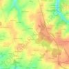 Le Bordageの地形図、標高、地勢