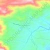 Cuanacaxtitlánの地形図、標高、地勢