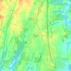 Saint James Villageの地形図、標高、地勢