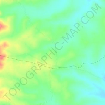 SAN JACINTOの地形図、標高、地勢