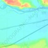 Nibbeの地形図、標高、地勢