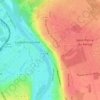 Montagne de Montelimartの地形図、標高、地勢