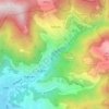 Candallaの地形図、標高、地勢
