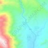 拉木の地形図、標高、地勢