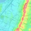 Glenwoodの地形図、標高、地勢