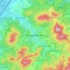 Baden-Badenの地形図、標高、地勢
