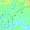 东北镇の地形図、標高、地勢