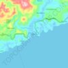 Jiabongの地形図、標高、地勢