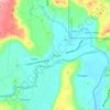Callawaの地形図、標高、地勢