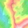 Rogers Passの地形図、標高、地勢