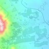 Riebeek-Kasteelの地形図、標高、地勢