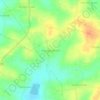 Naruganahalliの地形図、標高、地勢