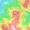 Stanco di Sopraの地形図、標高、地勢