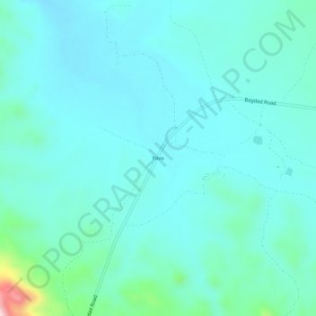 Yavaの地形図、標高、地勢