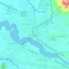 Batujajar Baratの地形図、標高、地勢