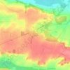 Le Cormierの地形図、標高、地勢