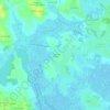 La Grée des Fossésの地形図、標高、地勢