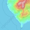 San Teodoroの地形図、標高、地勢
