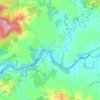 Waikinoの地形図、標高、地勢