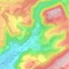 Faymontの地形図、標高、地勢