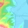 洪儀里の地形図、標高、地勢