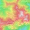 Tremalzoの地形図、標高、地勢