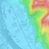 Morletièreの地形図、標高、地勢