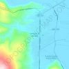 Sahuayo de Morelosの地形図、標高、地勢